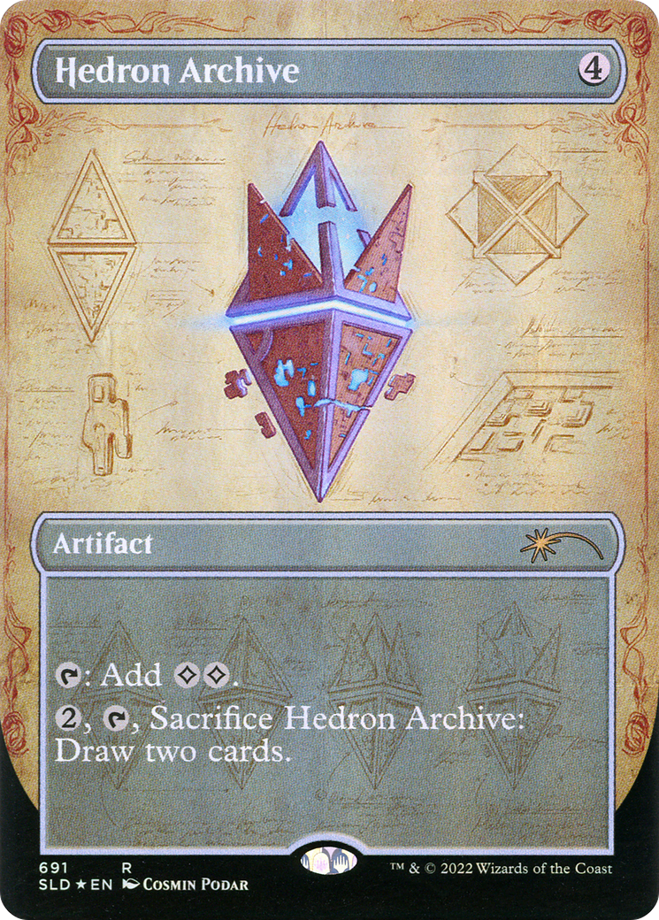 Hedron Archive (Borderless) [Secret Lair Drop] Foil