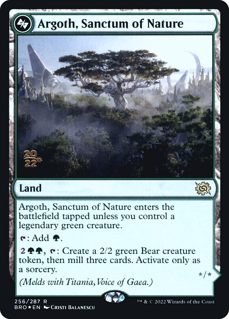 Argoth, Sanctum of Nature - The Brothers' War Promos Foil