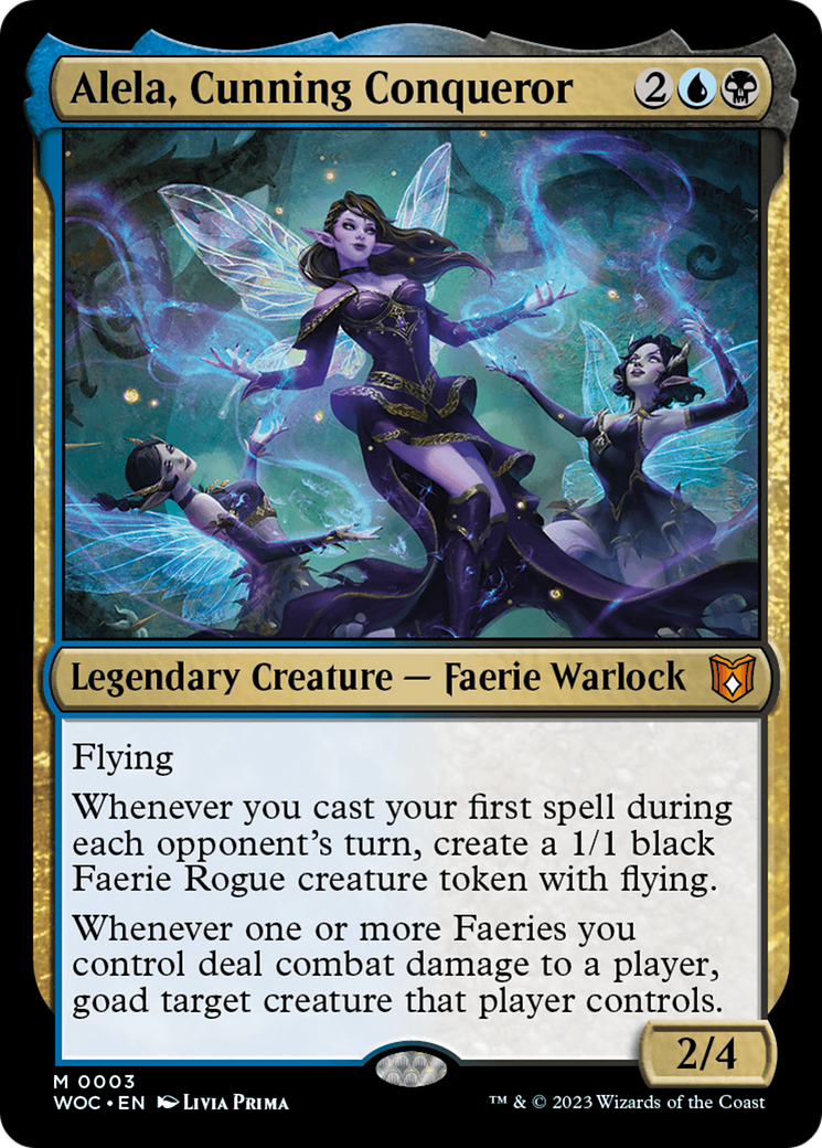 Alela, Cunning Conqueror - Wilds of Eldraine Commander