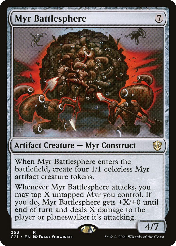 Myr Battlesphere - [Commander 2021]
