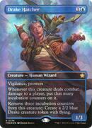 Drake Hatcher (Borderless) (Mana Foil) [Foundations] Foil