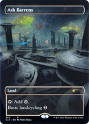 Ash Barrens (Borderless) (Galaxy Foil) [Secret Lair Drop] Foil