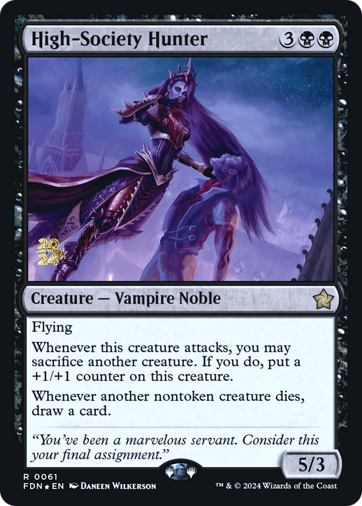 High-Society Hunter [Foundations Promos] Foil