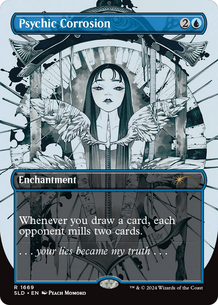 Psychic Corrosion [Secret Lair Drop] (Borderless)