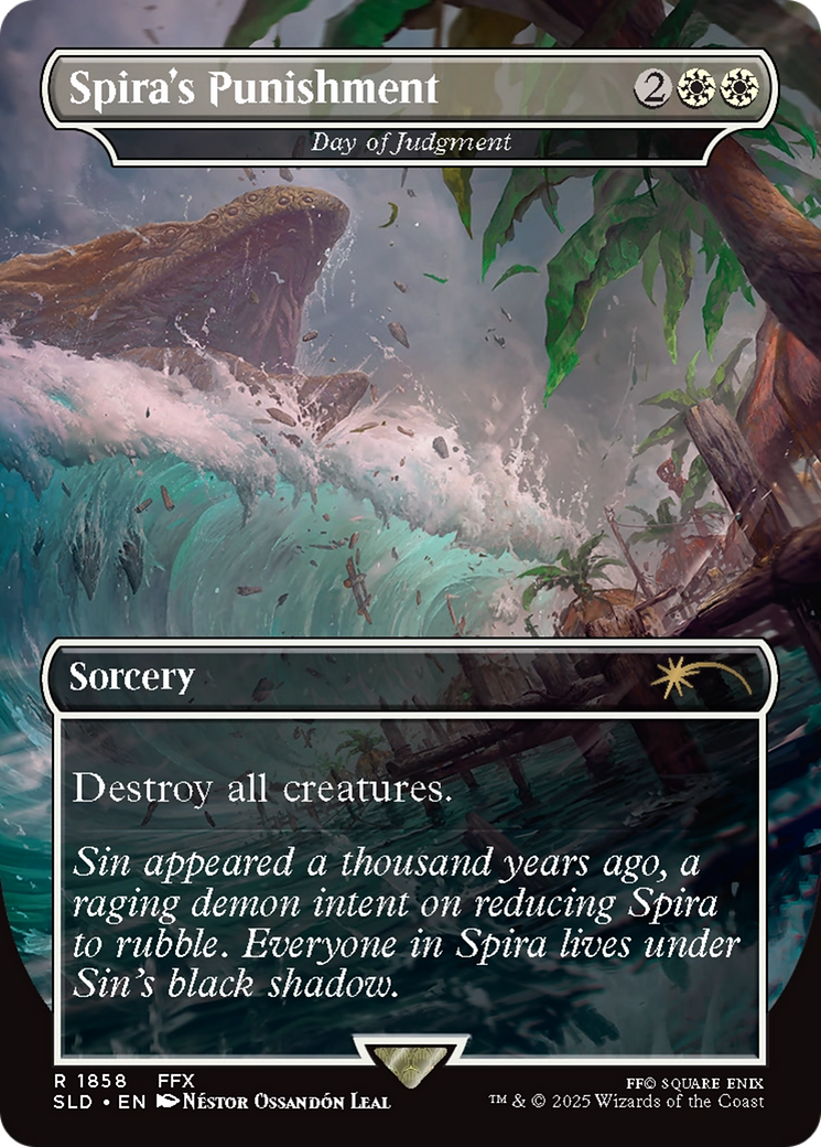Spira's Punishment - Day of Judgment [Secret Lair Drop] / Spira's Punishment (Borderless)
