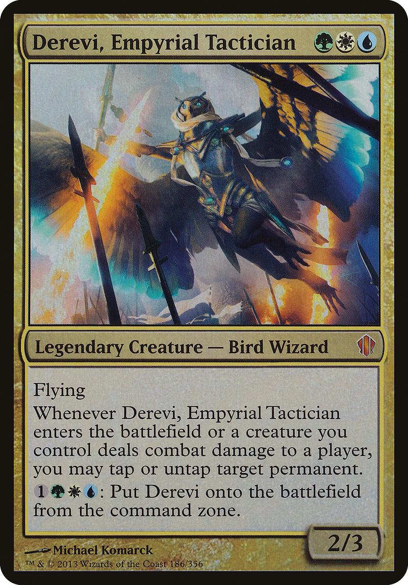 Derevi, Empyrial Tactician (Commander 2013) [Commander 2013 Oversized] Foil