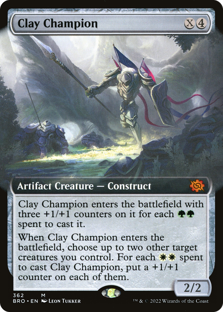 Clay Champion (Extended Art): (Extended Art) [The Brothers' War]