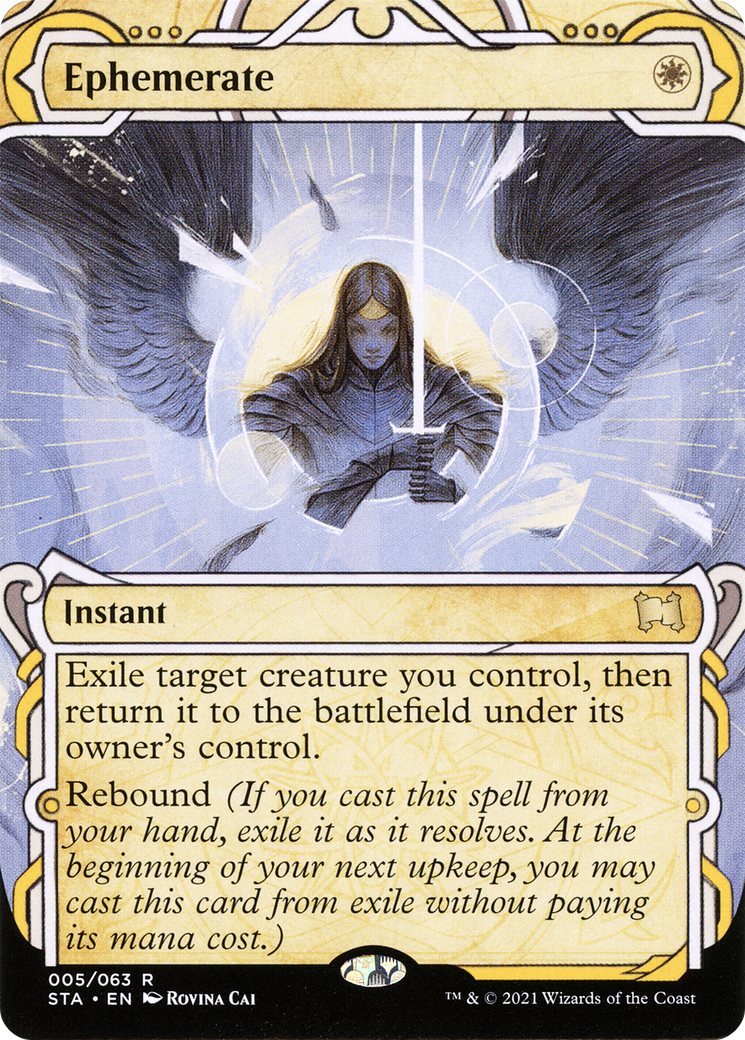 Ephemerate: (Showcase) (Borderless) [Strixhaven Mystical Archive]