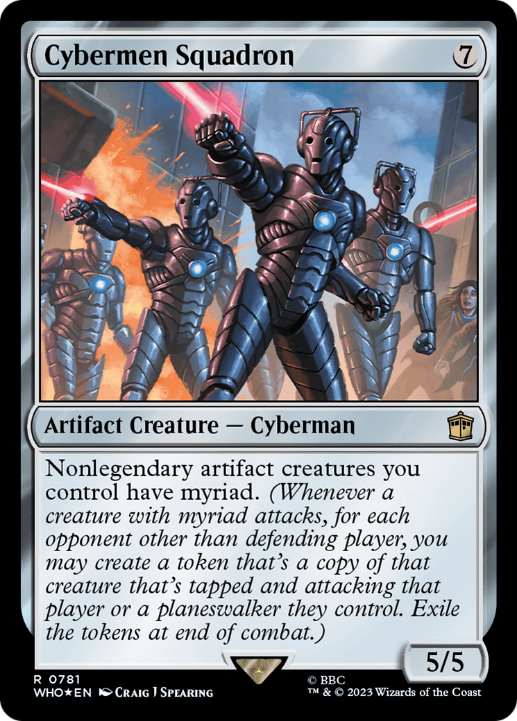 Cybermen Squadron (Surge Foil) [Doctor Who] Foil