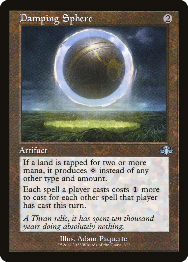 Damping Sphere (Retro Frame) [Dominaria Remastered]