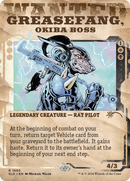 Greasefang, Okiba Boss: (Showcase) (Borderless) [Secret Lair Drop]