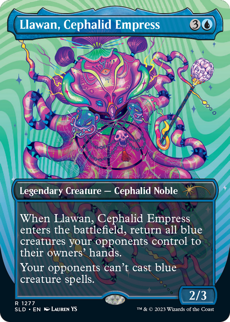Llawan, Cephalid Empress [Secret Lair Drop] (Borderless)