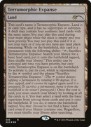 Terramorphic Expanse (Full-Text Lands) [Secret Lair Drop] Foil