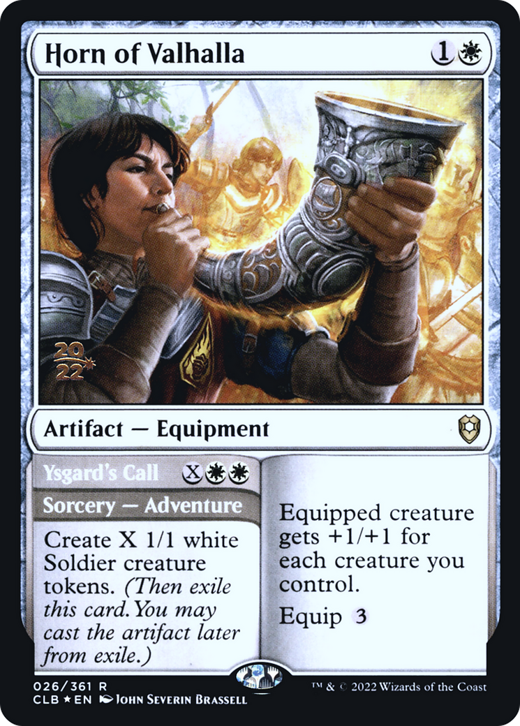 Horn of Valhalla [Battle for Baldur's Gate Promos] Foil