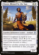Daxos, Blessed by the Sun: (enchantment) [The List]