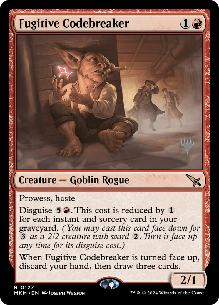 Fugitive Codebreaker [Murders at Karlov Manor Promos]