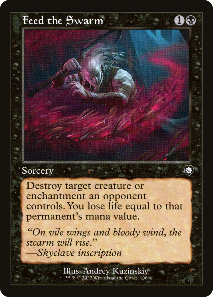 Feed the Swarm (Retro Frame) [The Brothers' War Commander]