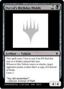 Davvol's Birthdaymobile [Un-Known Event Playtest Cards]