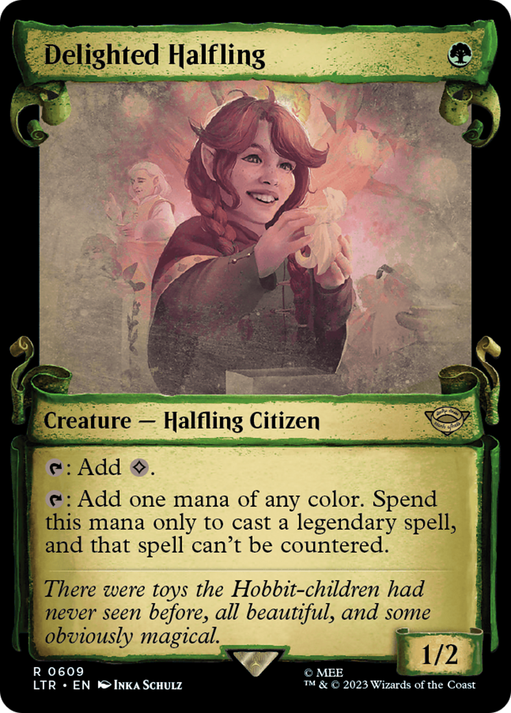 Delighted Halfling (Showcase Scrolls): (Showcase) [The Lord of the Rings: Tales of Middle-earth]