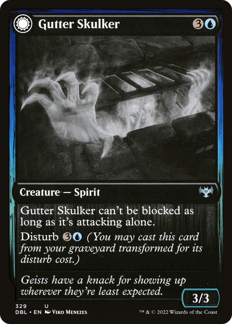 Gutter Skulker: (Double Faced Transform) [Innistrad: Double Feature]