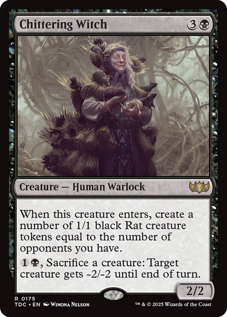 Chittering Witch - Commander: Tarkir: Dragonstorm