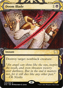 Doom Blade: (Showcase) (Borderless) [Strixhaven Mystical Archive]