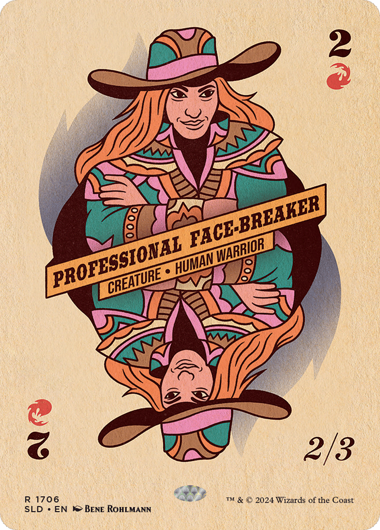 Professional Face-Breaker [Secret Lair Drop] (Borderless)