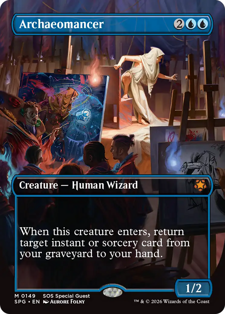 list of transformers mtg cards Archaeomancer (Borderless) [Secrets of Strixhaven Special Guests]