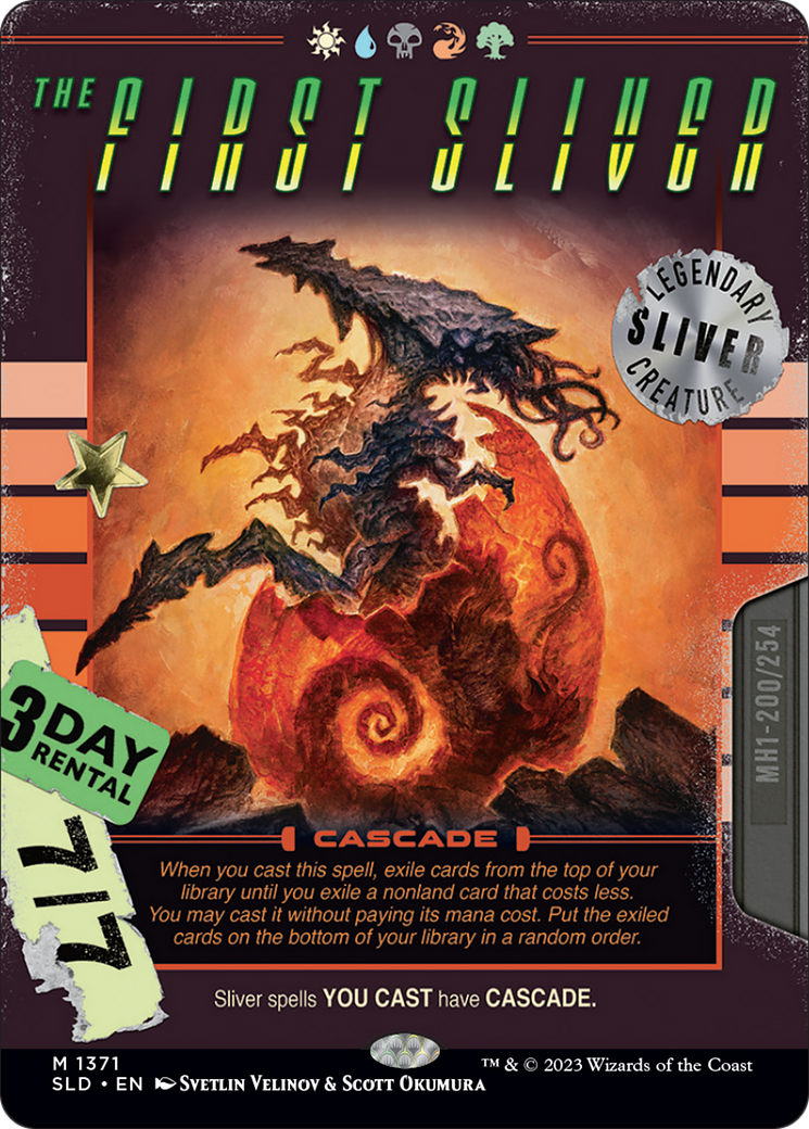 The First Sliver [Secret Lair Drop] (Borderless)
