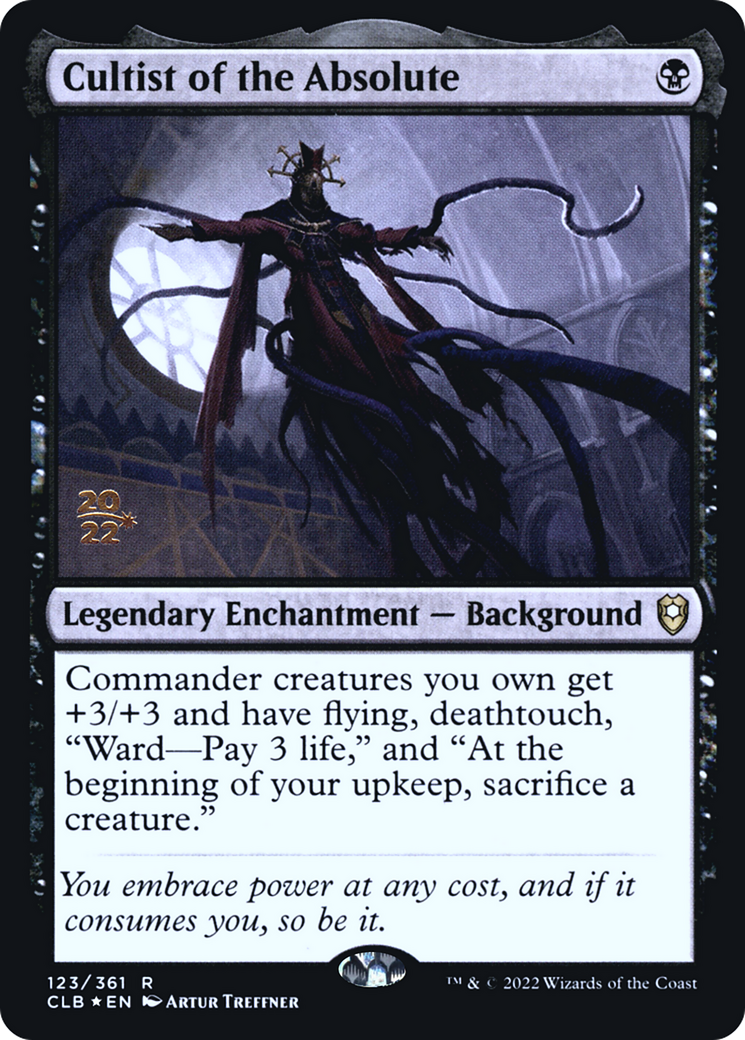Cultist of the Absolute [Battle for Baldur's Gate Promos] Foil