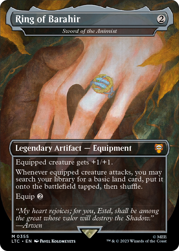 Ring of Barahir - Sword of the Animist - [Tales of Middle-earth Commander] / Ring of Barahir (Borderless)