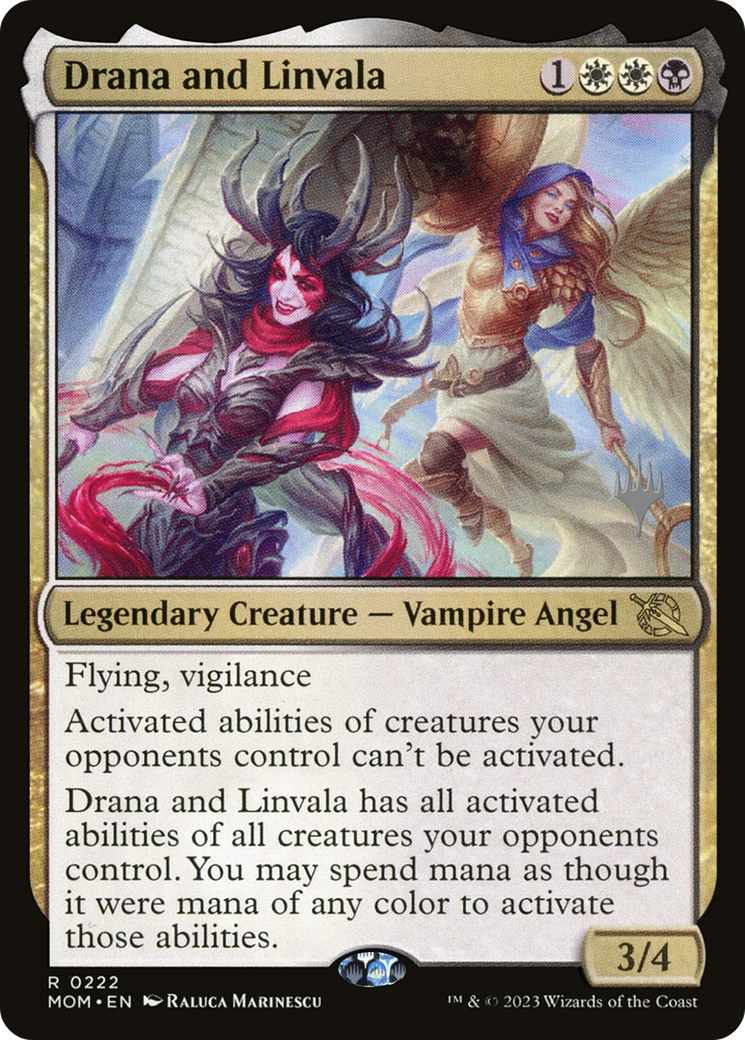 Drana and Linvala [March of the Machine Promos]