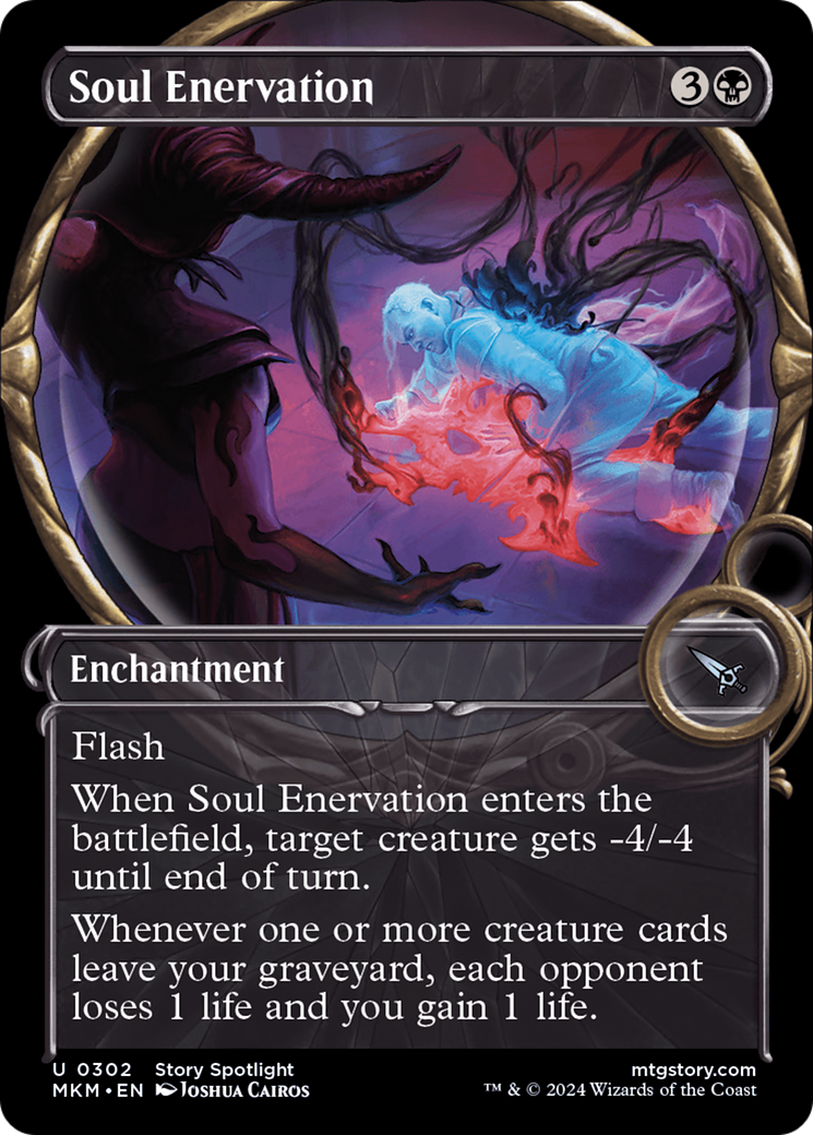 Soul Enervation (Showcase) - [Murders at Karlov Manor]: (Showcase)