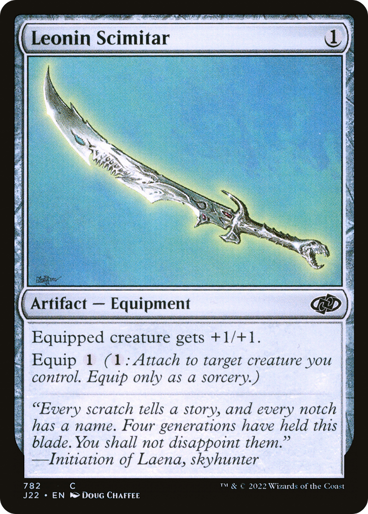 Leonin Scimitar [Jumpstart 2022]