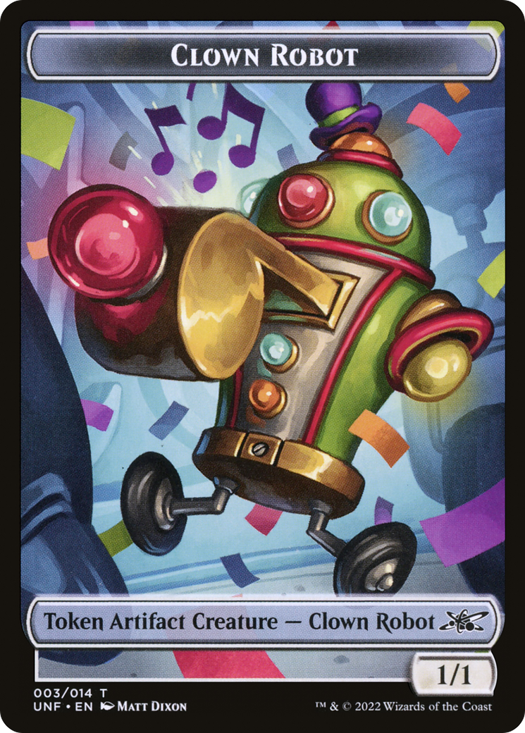 Clown Robot Token (003) [Unfinity Tokens]