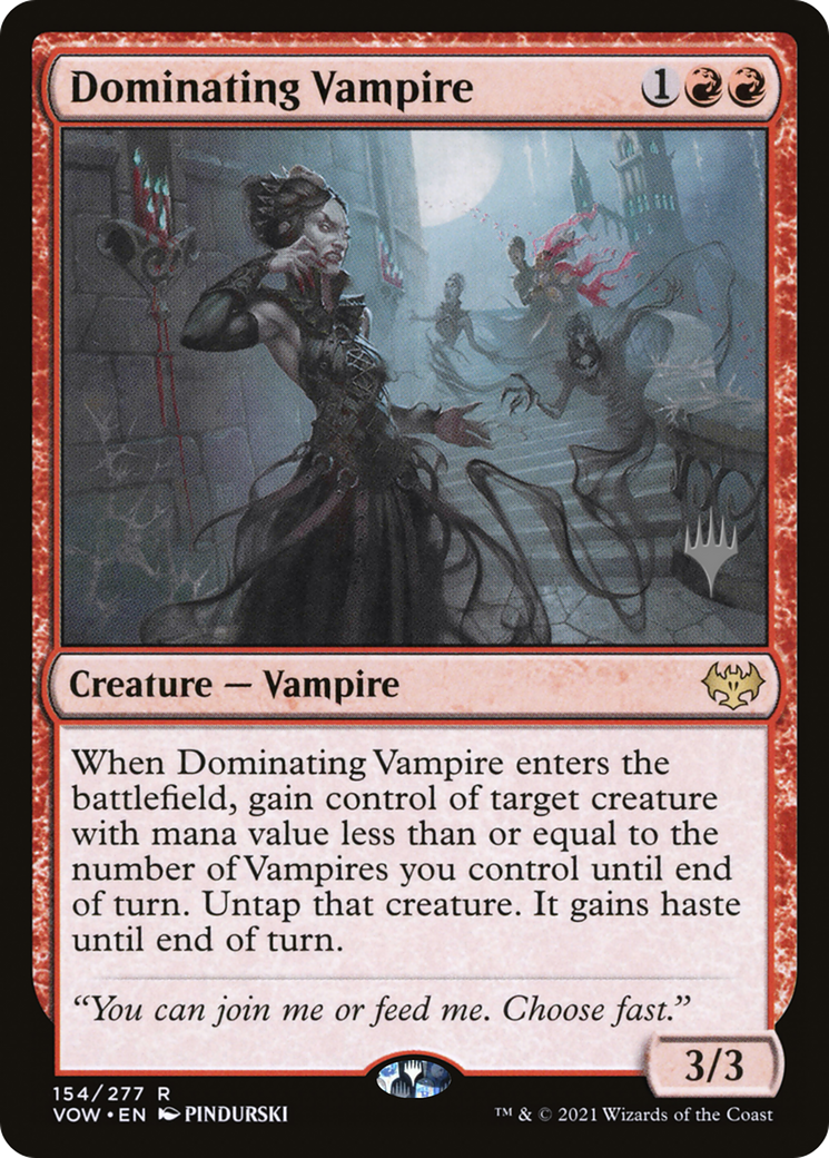 Dominating Vampire - Innistrad: Crimson Vow Promos