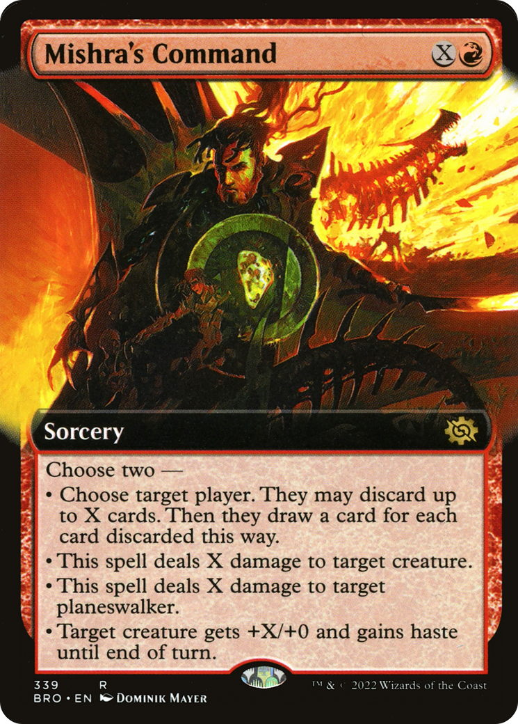 Mishra's Command (Extended Art) - [The Brothers' War]: (Extended Art)