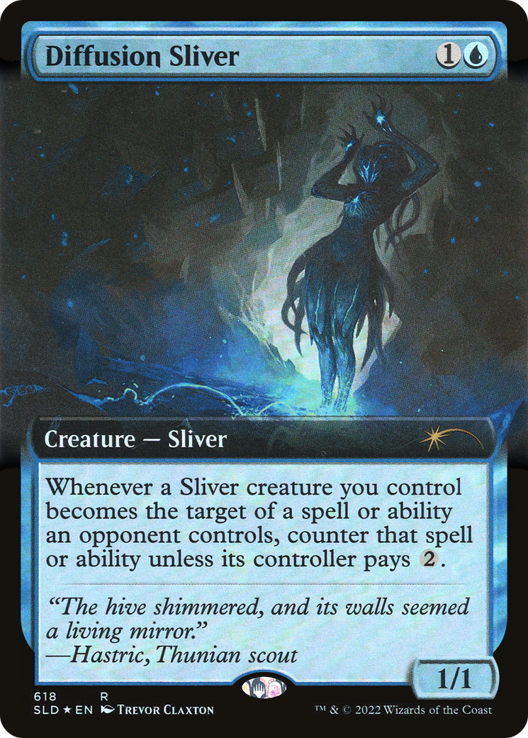 Diffusion Sliver (Extended Art): (Extended Art) [Secret Lair Drop] Foil