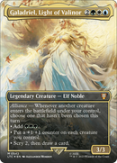 Galadriel, Light of Valinor (Borderless) (Surge Foil) [Tales of Middle-earth Commander] Foil