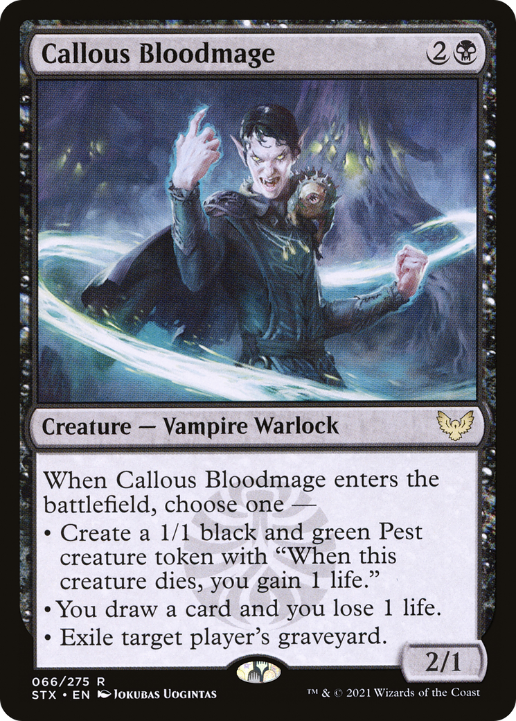 Callous Bloodmage - Strixhaven: School of Mages