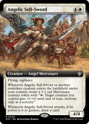Angelic Sell-Sword (Extended Art) - Outlaws of Thunder Junction Commander: (Extended Art)