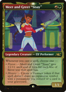 Meet and Greet "Sisay" (Showcase) (Galaxy Foil) - [Unfinity]: (Showcase) Foil