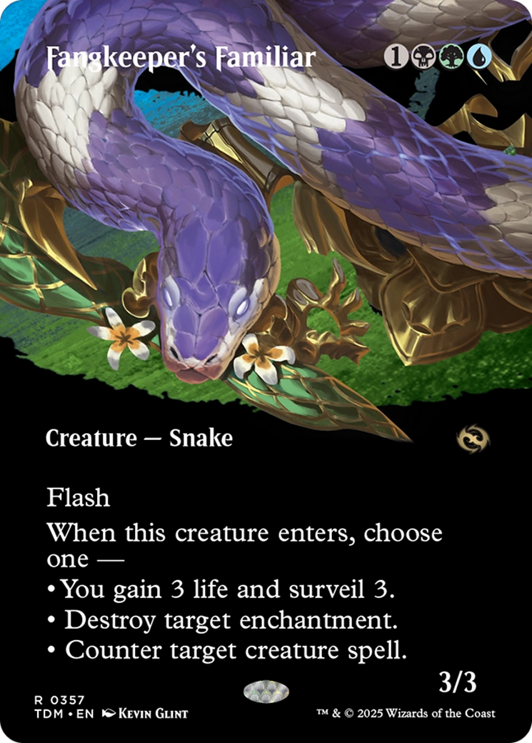 Fangkeeper's Familiar (Borderless): (Showcase) [Tarkir: Dragonstorm]