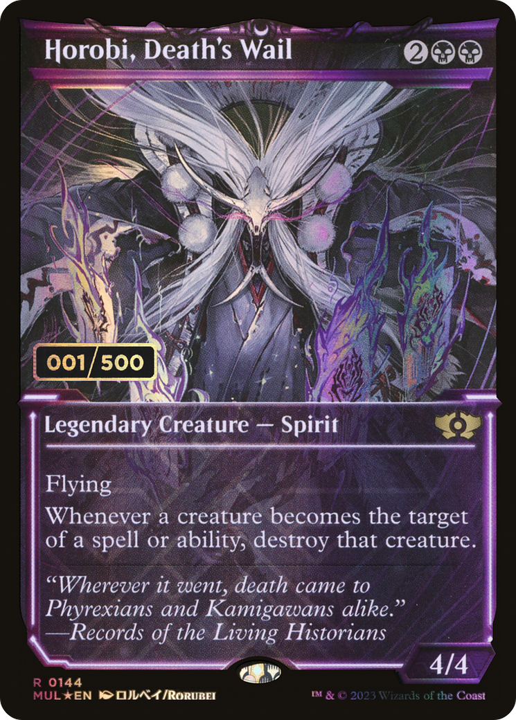 Horobi, Death's Wail (Serial Numbered): (Showcase) [Multiverse Legends] Foil