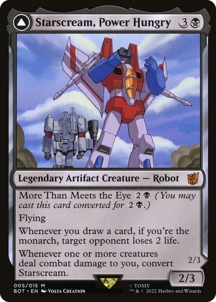Starscream, Power Hungry - [Transformers]: (convertdfc)