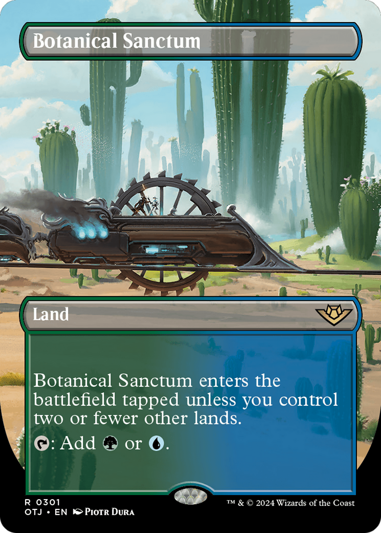 Botanical Sanctum (Borderless) - Outlaws of Thunder Junction