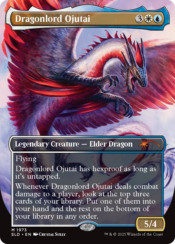 Dragonlord Ojutai (Borderless) [Secret Lair Drop]
