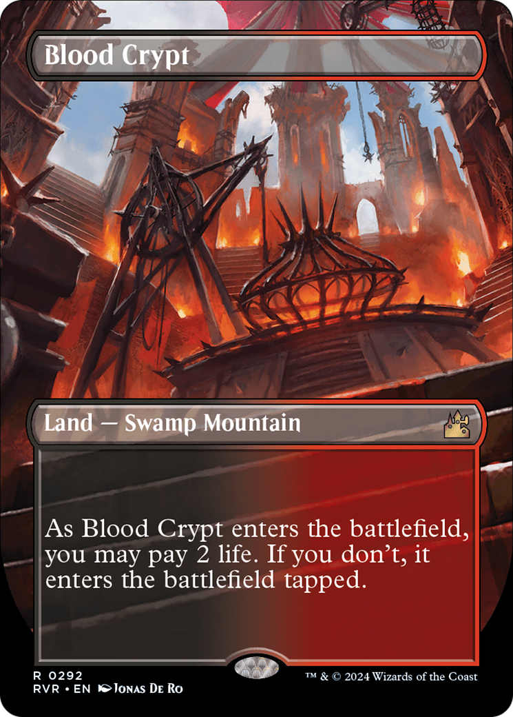 Blood Crypt (Borderless) - Ravnica Remastered