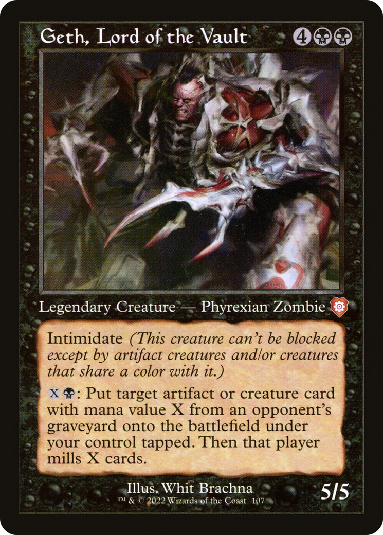 Geth, Lord of the Vault (Retro Frame) [The Brothers' War Commander]