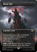 Barad-dur (0751) (Borderless) (Surge Foil) - The Lord of the Rings: Tales of Middle-earth Foil